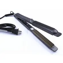 Профессиональный электрический выпрямитель и Плойка для завивки волос 2 в 1 выпрямитель для волос плоский керамический утюжок