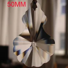 192 шт./лот 50 мм Тыква Форма Кристалл висит кулон люстра стекла Prism для освещения аксессуары декора и Свадебный декор