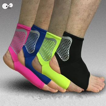 2 Stuks Sport Enkel Ondersteuning 2020 Hoge Elastische Enkel Pads Brace Guard Enkels Protector Sokken Voor Running Fiets Voetbal Taekwondo