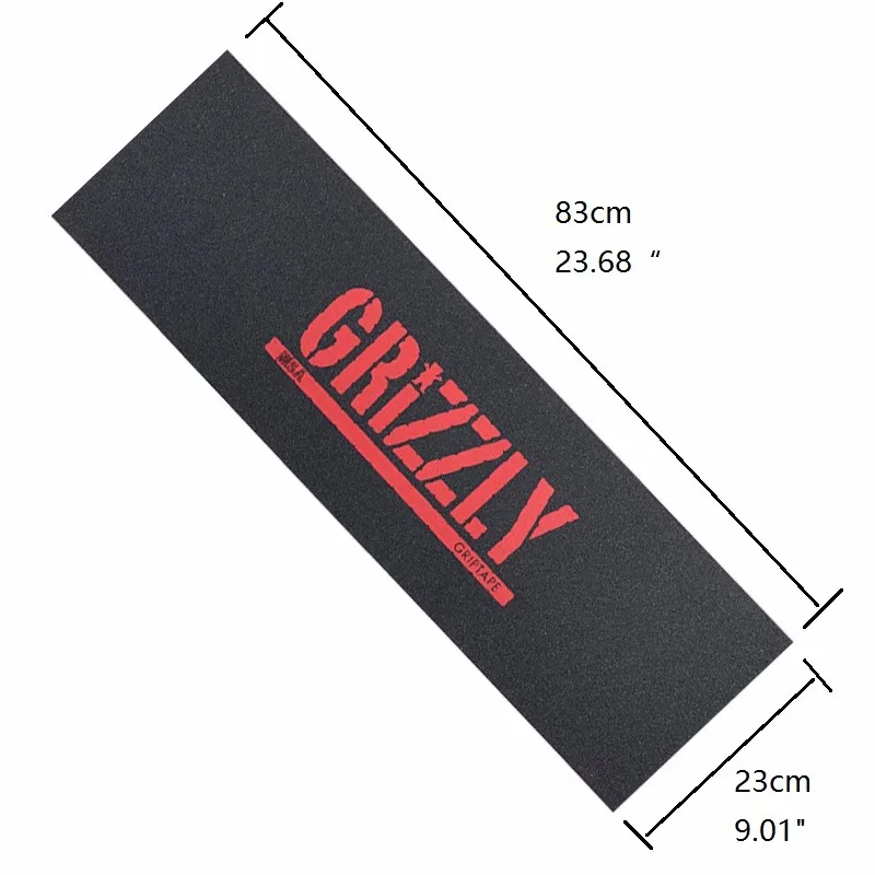 Высококачественный скейтборд Griptape GRIZZLY плотная Нескользящая Водонепроницаемая