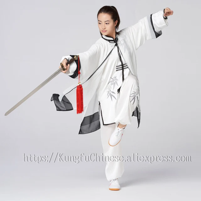 Tuta Tai Chi In Seta E Cotone - Abbigliamento Kung Fu Tradizionale Cinese, Loose Fit, Per Esercizio E Meditazione - Foto 8