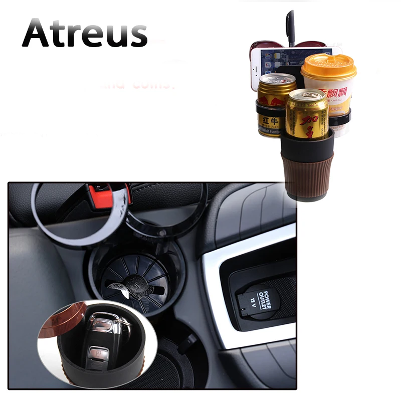 

Atreus Auto Multifunctional Car Styling Phone Drink Holder For Mercedes benz W204 W203 W211 AMG Mini cooper Skoda octavia a5 kia