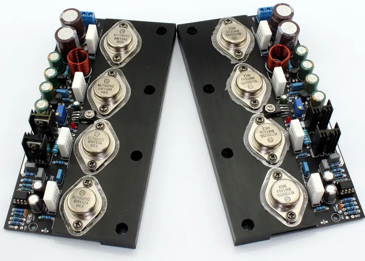 DC25 35V 20 Вт/8 Ом 40 Вт/4 Ом. 80 Вт/2 MJ15024 / MJ15025 без отзывы Плата усилителя класса A|amplifier 4
