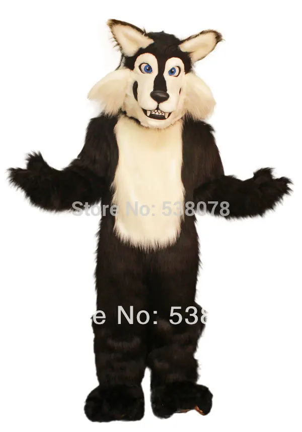 Details about / Christmas White or Black Fox Mascot Costume Cosplay Clothing Carnival Adults New
