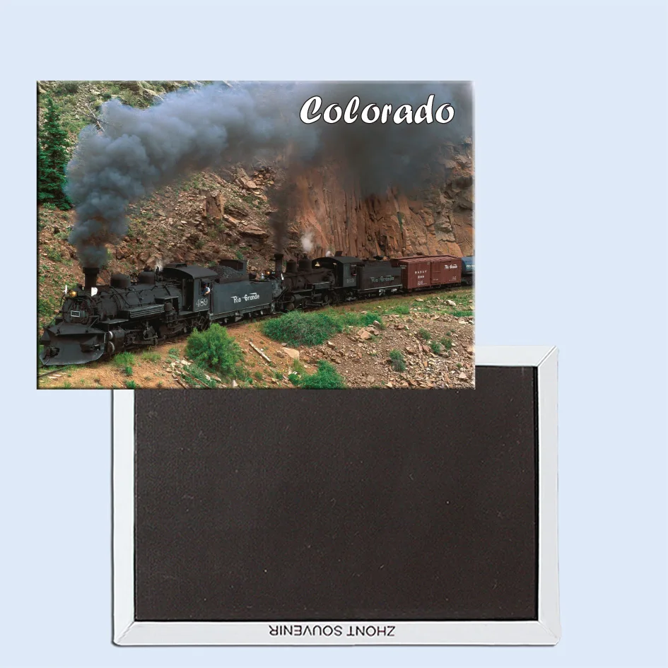 

Tourist Souvenirs,Fridge Magnetic,Exquisite Gift 24551, Cumbres and Toltec Steam Train, Colorado