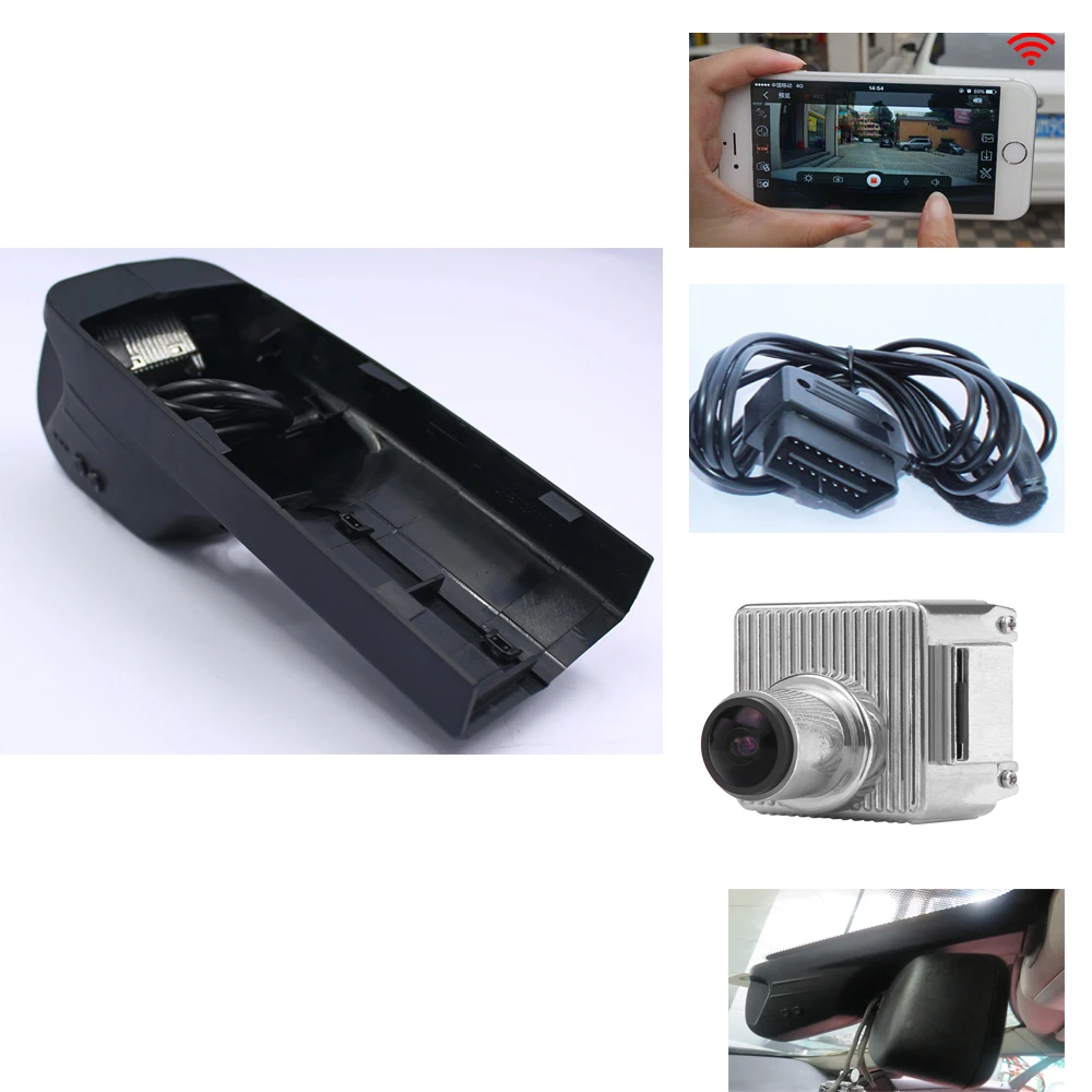 PLUSOBD Hidden Dedicated OBD2 Car DVR Vehicle Recorder Wifi Camera For BMW F20 F30 F35 HD 1080P