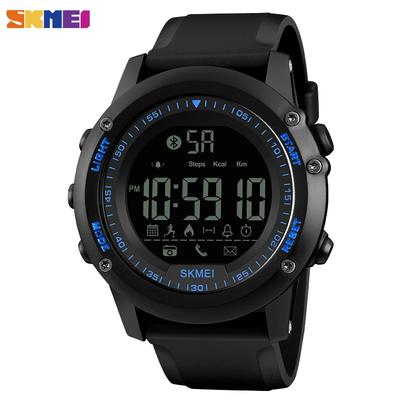 

SKMEI Outdoor Men Smart Watch Steps Count Calorie Passometer Call Remind Bluetooth Sport Watches SmartWatch For Android IOS