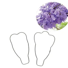 Новинка 2 шт./компл. Jacaranda лепесток из нержавеющей стали резак набор Инструменты для украшения торта Формочки форма для приготовления изделий из сахара инструмент для выпечки торта