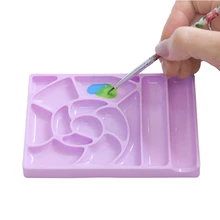 Ни Джоли 1 шт. ногтей художественная палитра лак для ногтей для нанесения рисунков подставка инструменты Конфеты Colorss картина держатель чертежа инструменты для ногтей маникюрный набор