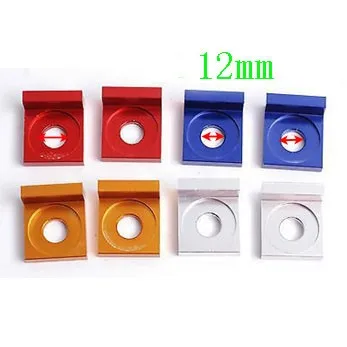 

12mm Motorcycle Aluminum CNC 12mm Chain adjuster Block tensioner motocross for XR50 CRF70 KLX BBR TTR Pitmotard pit dirt bike