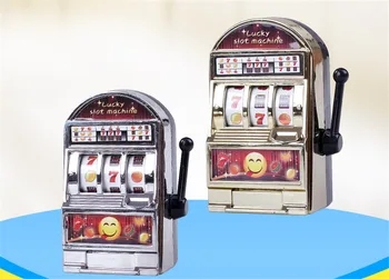 

Funny Mini Casino Lucky Jackpot Fruit Slot Machine Anti stress Toys Money box Game Toys For children Adult Decompression