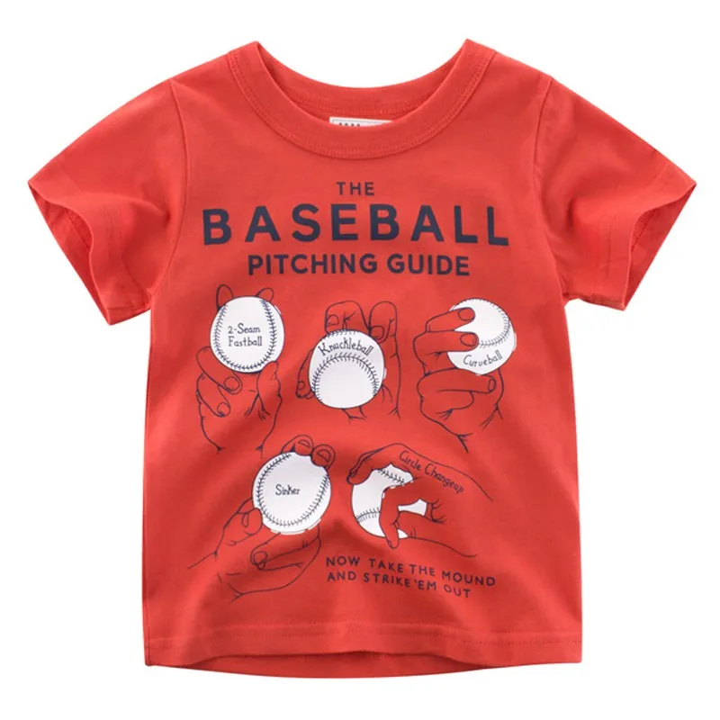 

Cartoon Print Baby Boys T Shirt For Children Summer Infant Kids Boys Girls Print T-Shirts Clothes Cotton Toddler Letter Tops