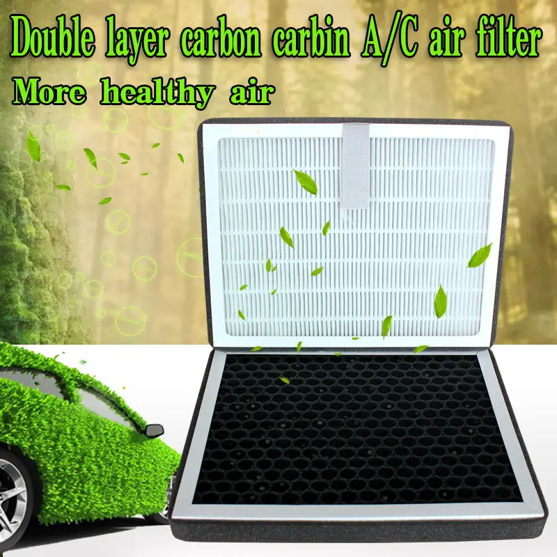 Двойной слой угольный фильтр карбин a/c воздушный для Hyundai Elantra 2011 2016|filter air|filter