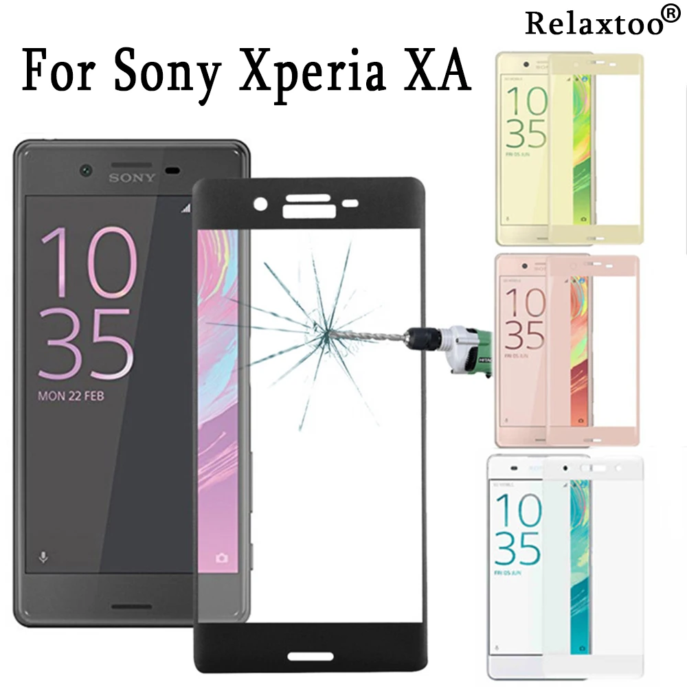 

Glass For Sony Xperia XA Tempered Glass For Sony Xperia XA F3111 F3113 F3115 Screen Protector X A Glas 5.0inch 3D Full Cover
