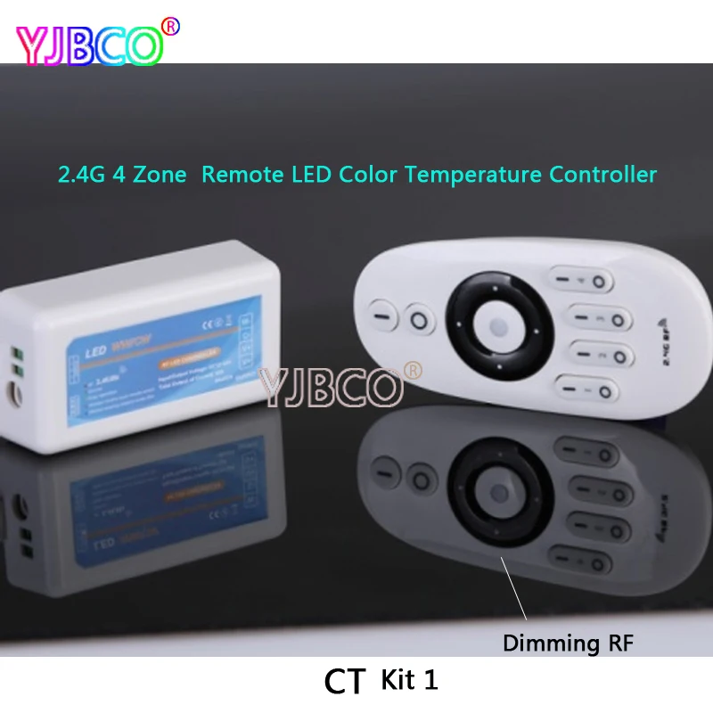 DC12-24V, 2,4G 4 Zonepress Кнопка/сенсорный Dimmimg/CT/RGB/RGBW светодиодный контроллер RF беспроводной пульт дистанционного диммер для 5050 3528 светодиодные