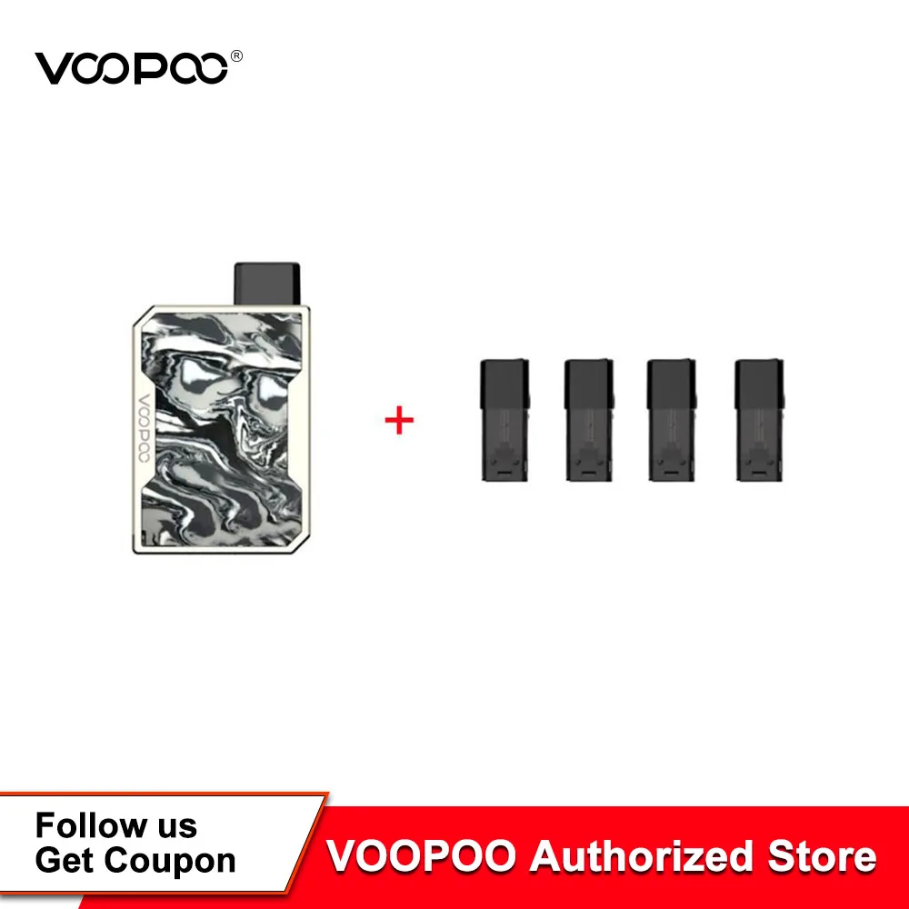 VOOPOO DRAG Nano Pod Vape Kit 750 мАч аккумулятор 1 мл картридж GENE chip все в одном Vaping Device VS Drag 2 Mico