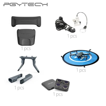 

PGYTECH 5 pcs Set Landing Pad 4pcs Lens Filters Remote Controller Clasp Landing Gear Leg Propeller Motor Hood for DJI Mavic Pro