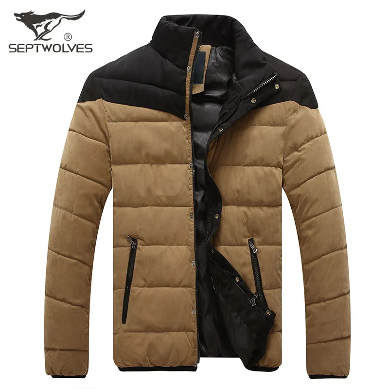 2013 SEPTWOLVES men's clothing wadded jacket autumn and winter plus