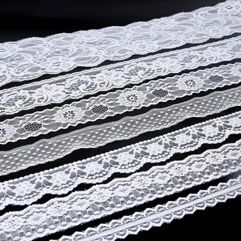 

10 yards 25-165mm Width Lace Ribbon Lace fabric white Lace trimmings Embroidered Crafts Decoration Wedding Lace gift ribbon