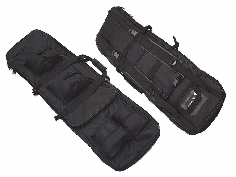 Tactical Rifle Sniper Carrying Case Gun Bag Nylon Double Pack Airsoft