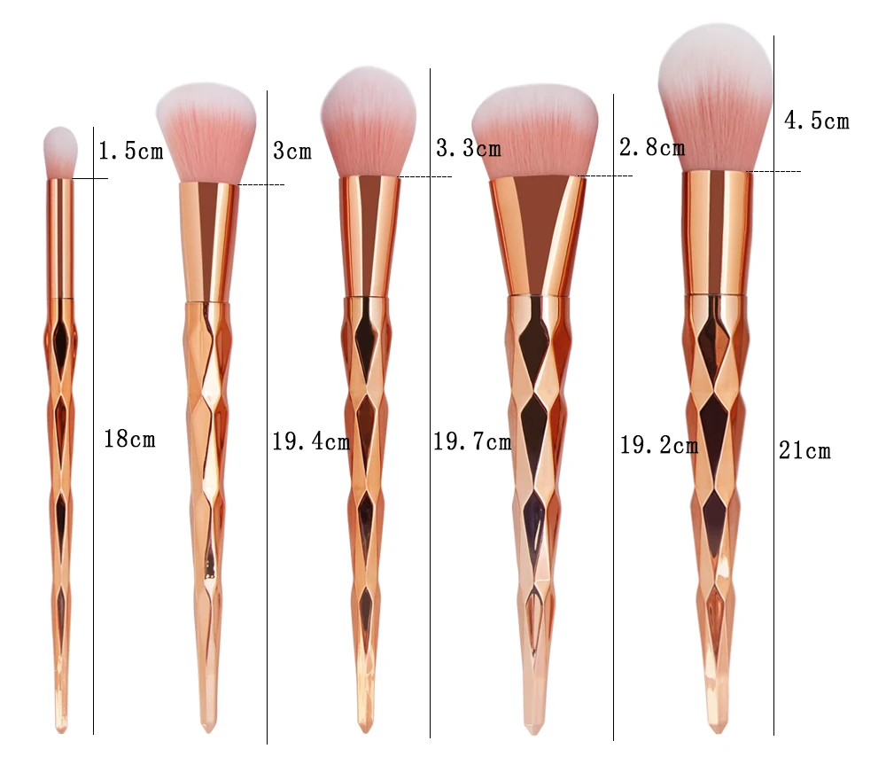 MAANGE, 7 шт.-11 шт., розовое золото, кисти для макияжа, тени для век, пудра, консилер, кисть для растушевки теней, набор косметических кистей для макияжа, набор инструментов