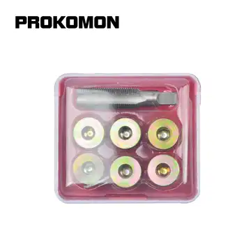 

7 Pcs M17X1.5 Oil Sump Pan Stripped Thread Repair Set Automotive Drain Tool