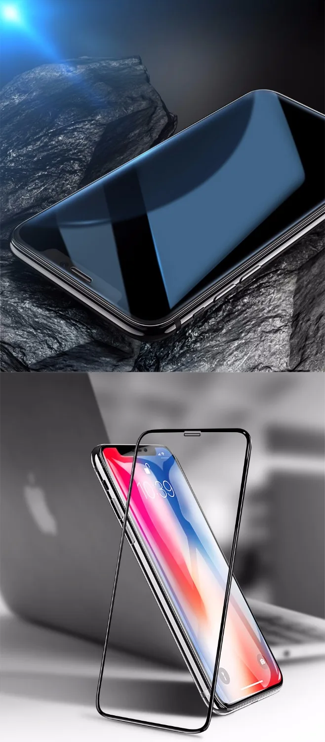 HOCO полное покрытие закаленное стекло для iPhone 11 Pro Max XR X XS Max защита экрана 3D Защитное стекло для iPhone 7 8 Plus