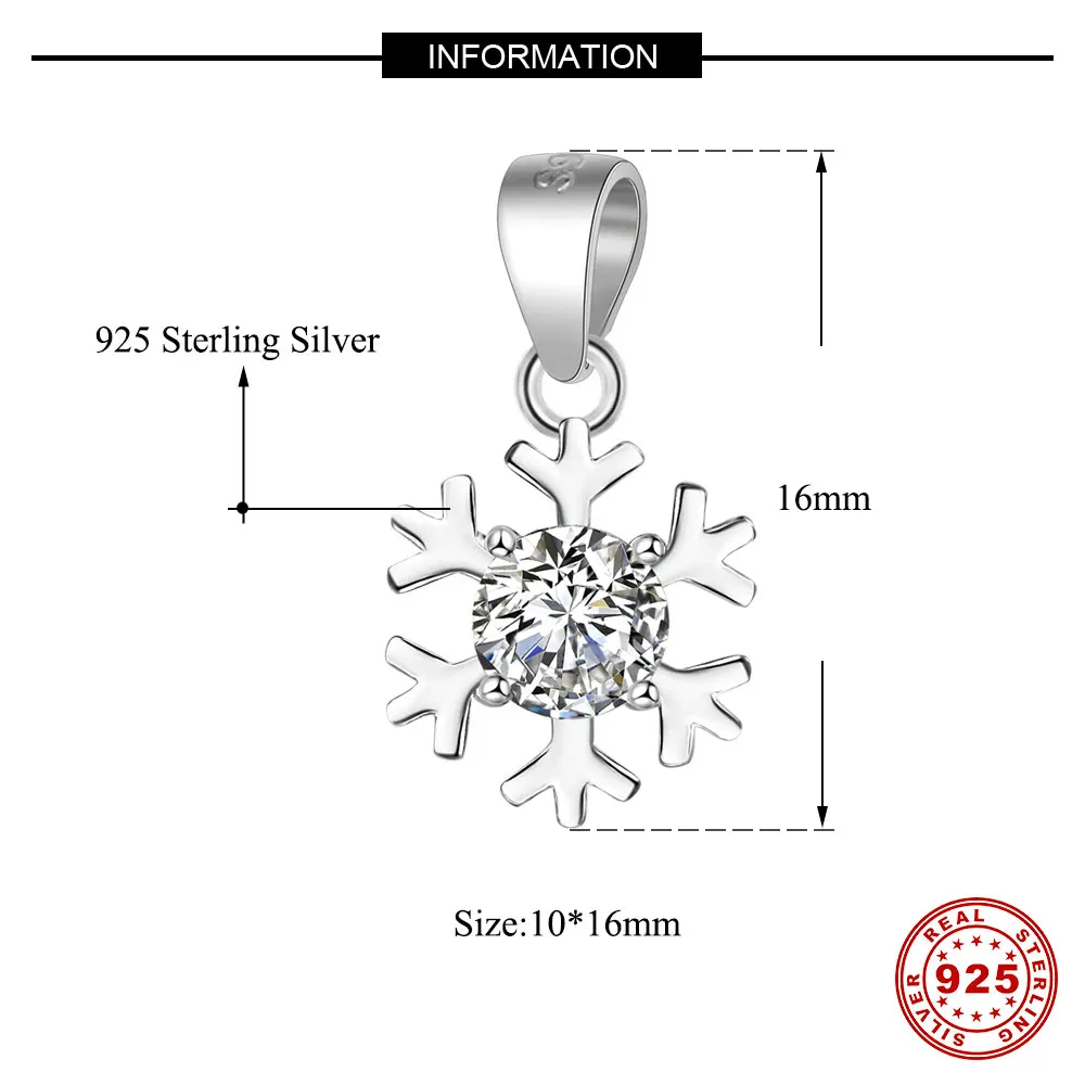 925 пробы серебряные подвески в виде снежинок для женщин ожерелье Vnistar Sun звезда, шарм, подвески звезда Подвеска в виде планеты ожерелье