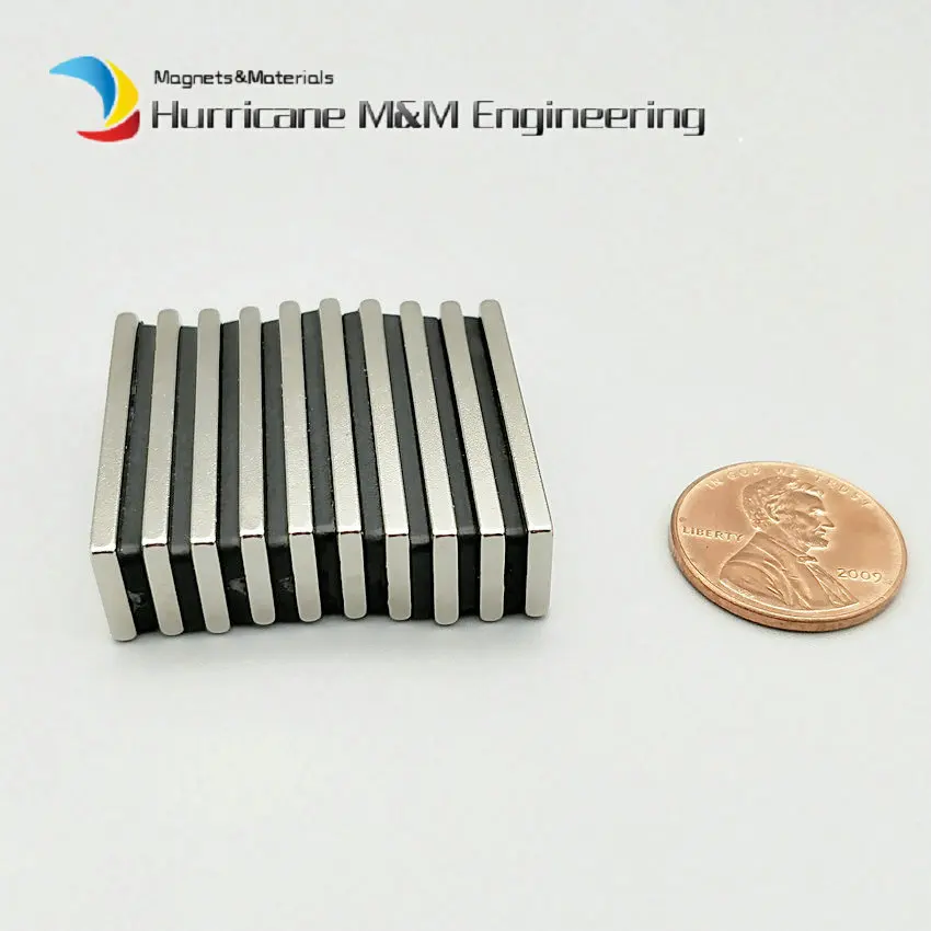 NdFeB магнит блок 30x10x2 мм мощный неодимовый Постоянные Магниты редкоземельные