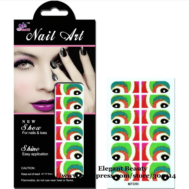 wholesale 2014 new 420 styles nail polish strip 3D nail art beauty