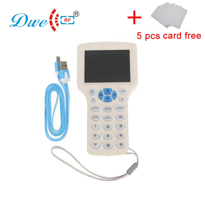 DWE CC RF считыватель карт доступа Дубликатор ключей pin код смарт карта программатор