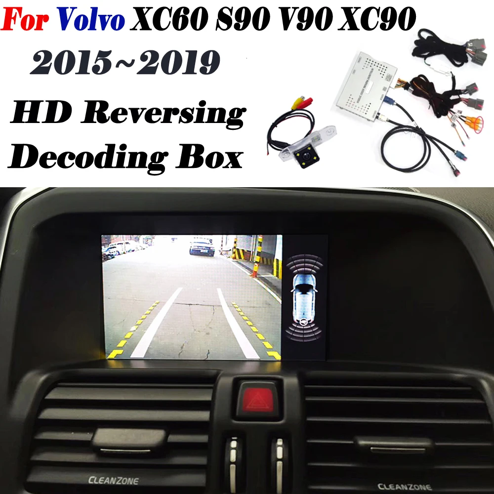 

Rear Camera For Volvo XC60 2015 ~ 2017 Reverse Decoder Module Backup Parking Camera OBD Auto Screen Update Display Update