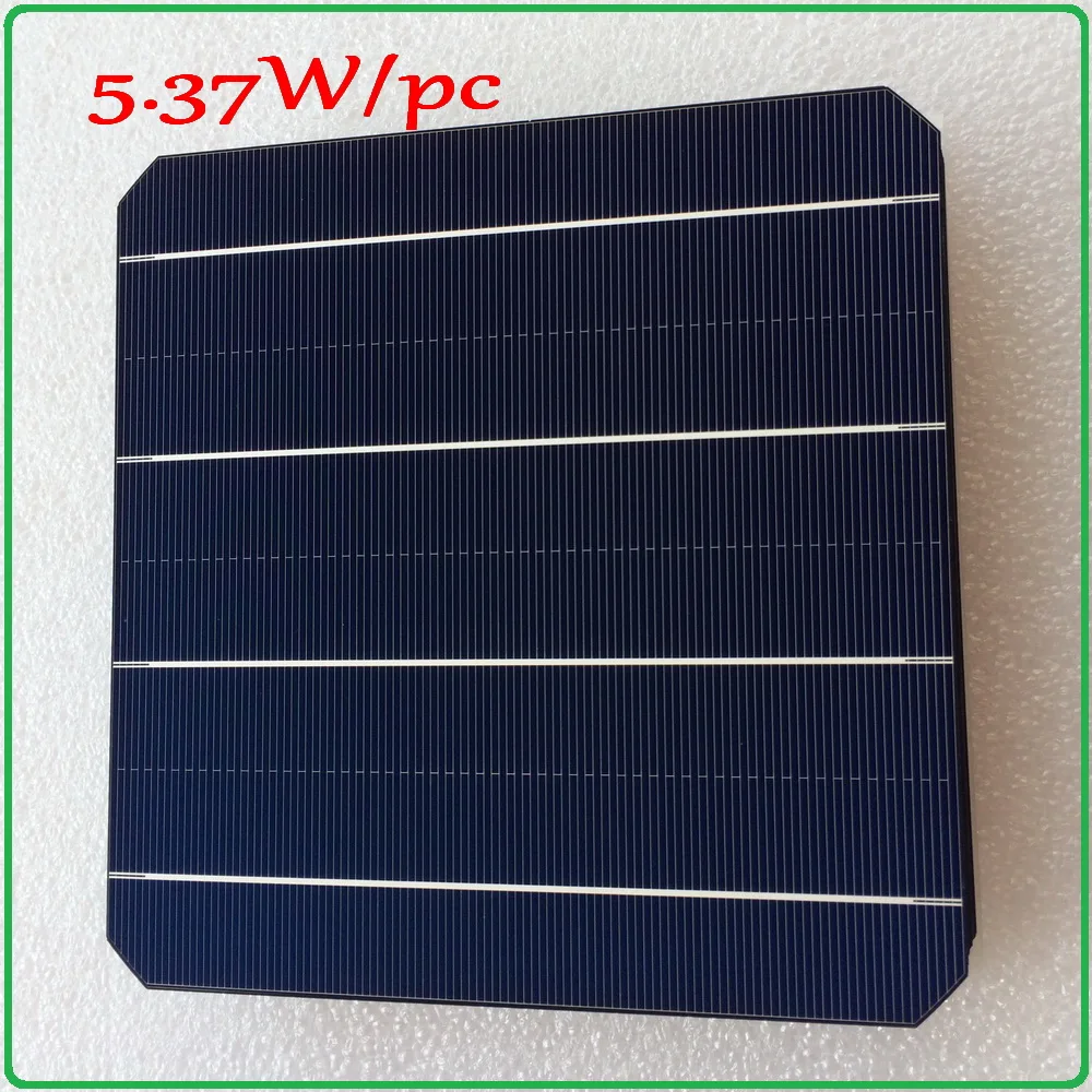 A Grade 156m Mono Monocrystalline solar cell 21.5% high efficiency 100pcs Monocrystalline Solar Cell 156 * 156m