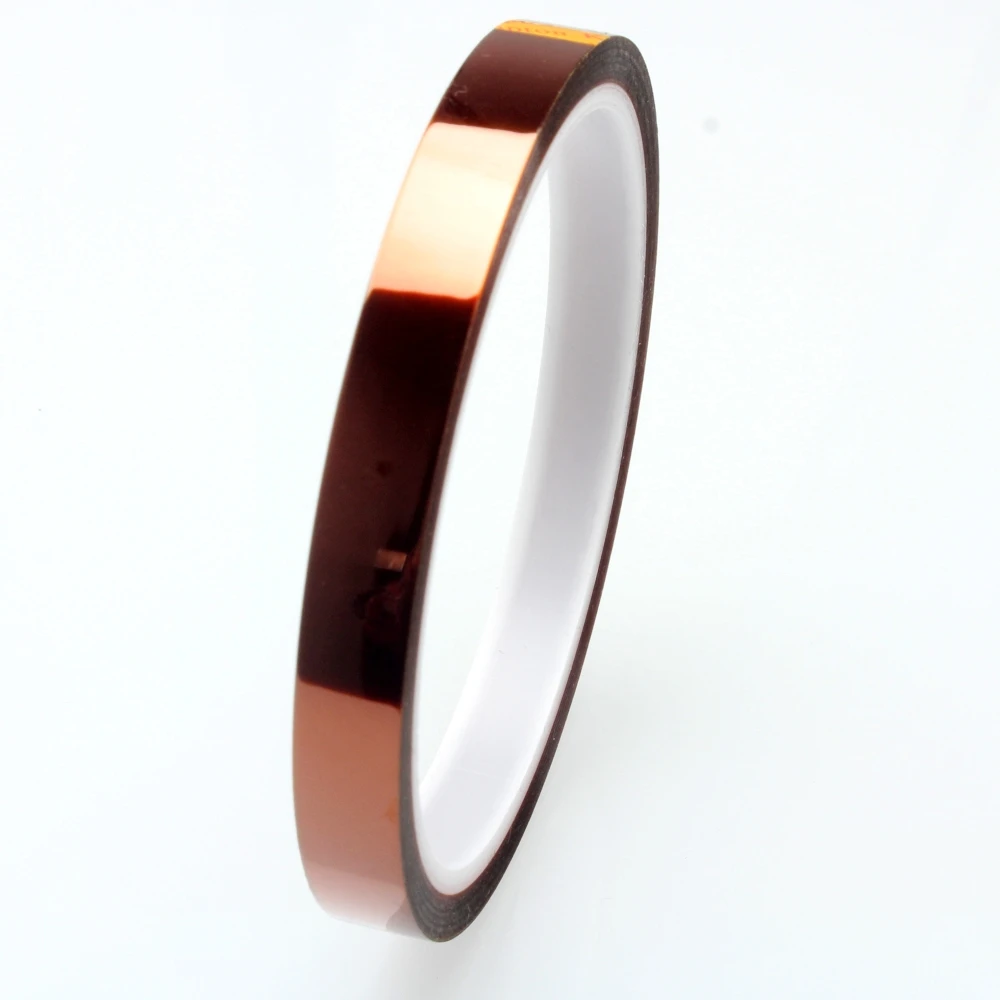 10mm X 33m High Temperature Resistant Tape Heat Dedicated Tape Polyimide Tape for BGA PCB SMT 3D Printer Up To 250 Celsius