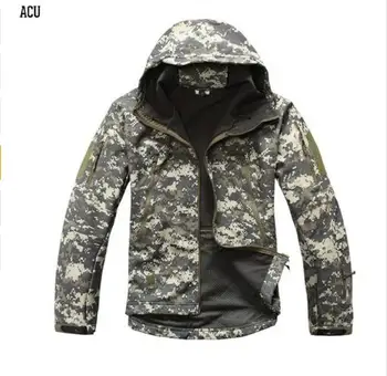

Lurker Shark Skin Soft Shell V4 Military Tactical Jacket Men Waterproof Windproof Warm Coat Camouflage Hooded Camo Army Clothing