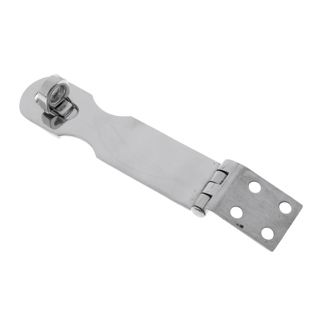 9.2cm Heavy Duty Marine Cast Swivel Lock Hasp Solid Stainless Steel Safety Swivel Lock Latch for Watercraft Boat Yacht Accessory