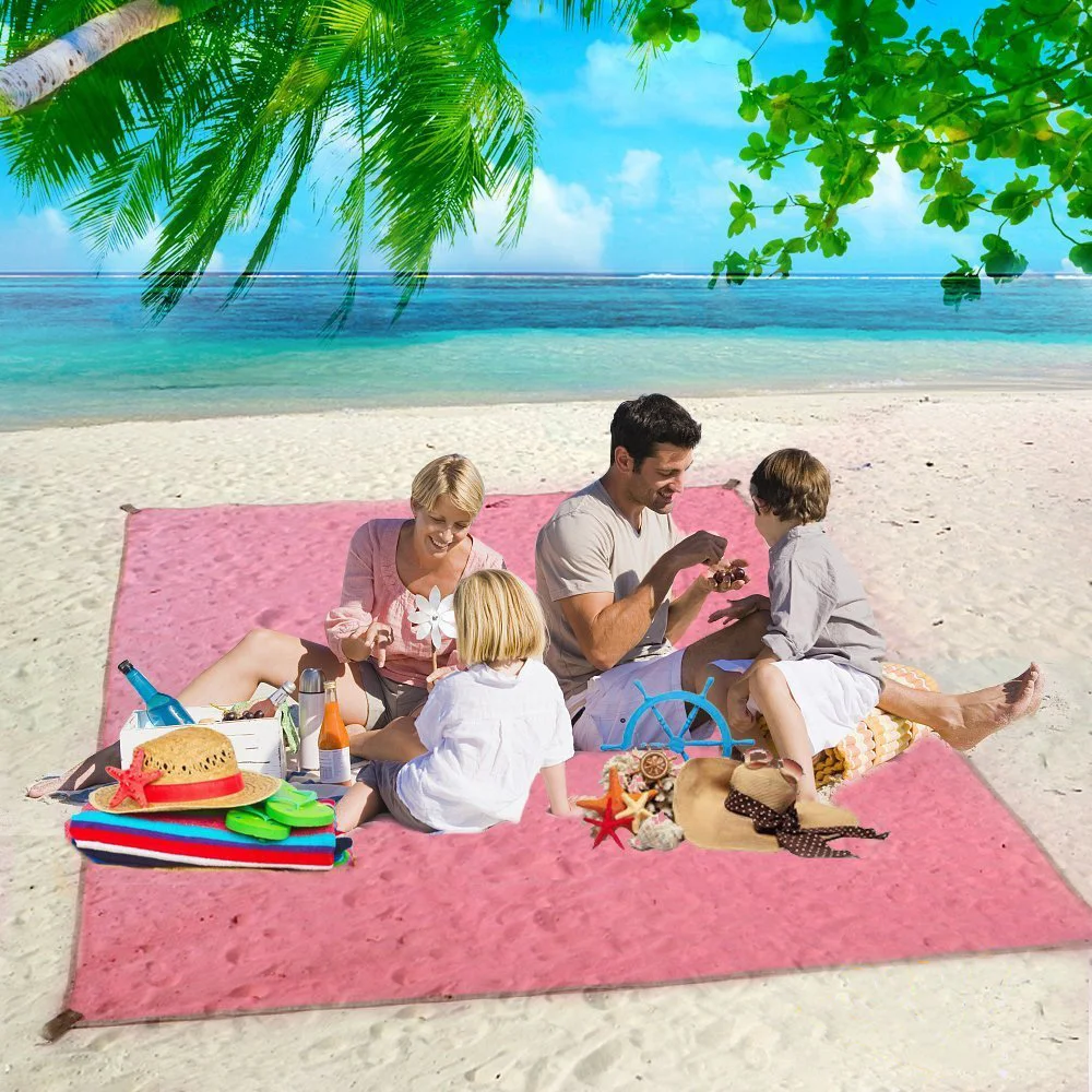 

Sand Beach Mat Round blue/green/red Sand Free Magic Mat Camping Mat Outdoor Quick Dry Outdoor Beach Mat 1.2*1.5/1.5*2.0/2.0*2.0m
