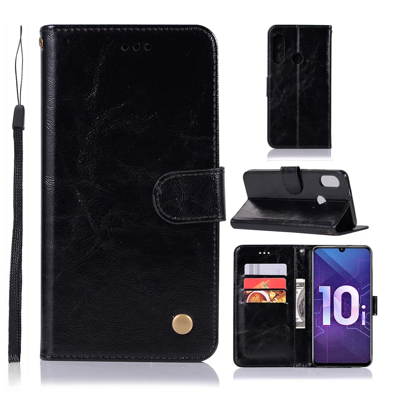 

Retro PU Leather Wallet Case For Huawei Honor 10i Case Coque Flip Cell Phone Bag For Funda Honor 10 Lite Case Soft Cover Capa