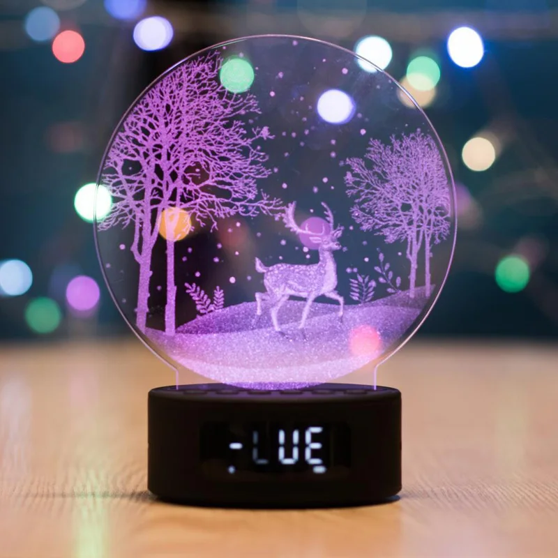 

Led Night Light Bluetooth Speaker Night Light Gift New Strange Bedroom Situation Night Light Multi-Function Bedside Lamp