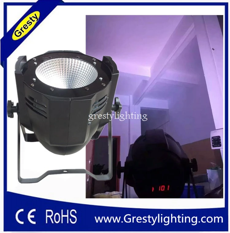 

COB Led Par Light With Aluminium Case, RGBW Super Brightness Module LED(COB),DMX 512 Controller 90V-240V Led Par