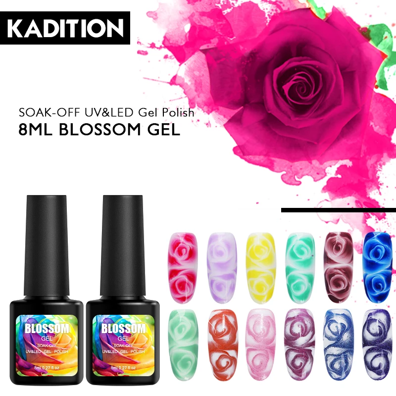 KADITION Blossom Gel Lacquer Beauty Blooming Effect Gel Nail Polish