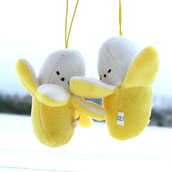 

1 Pcs Cute Charm Bag Accessories Ornament Banana Plush Doll Pendant Decoration Accessories