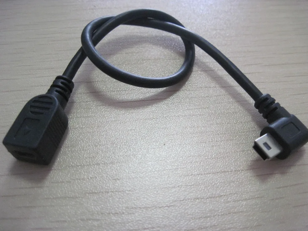 50 шт --- мини-usb Мужской к женскому мини USB данных/зарядный кабель шнур для мобильного телефона/планшета/ПК/ноутбука 25 см #56