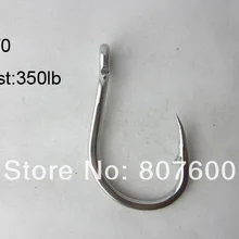 Рыболовный крючок для морской рыбалки, рыболовный крючок для джига, размер 13/0, цвет серебристый, 4 шт./партия