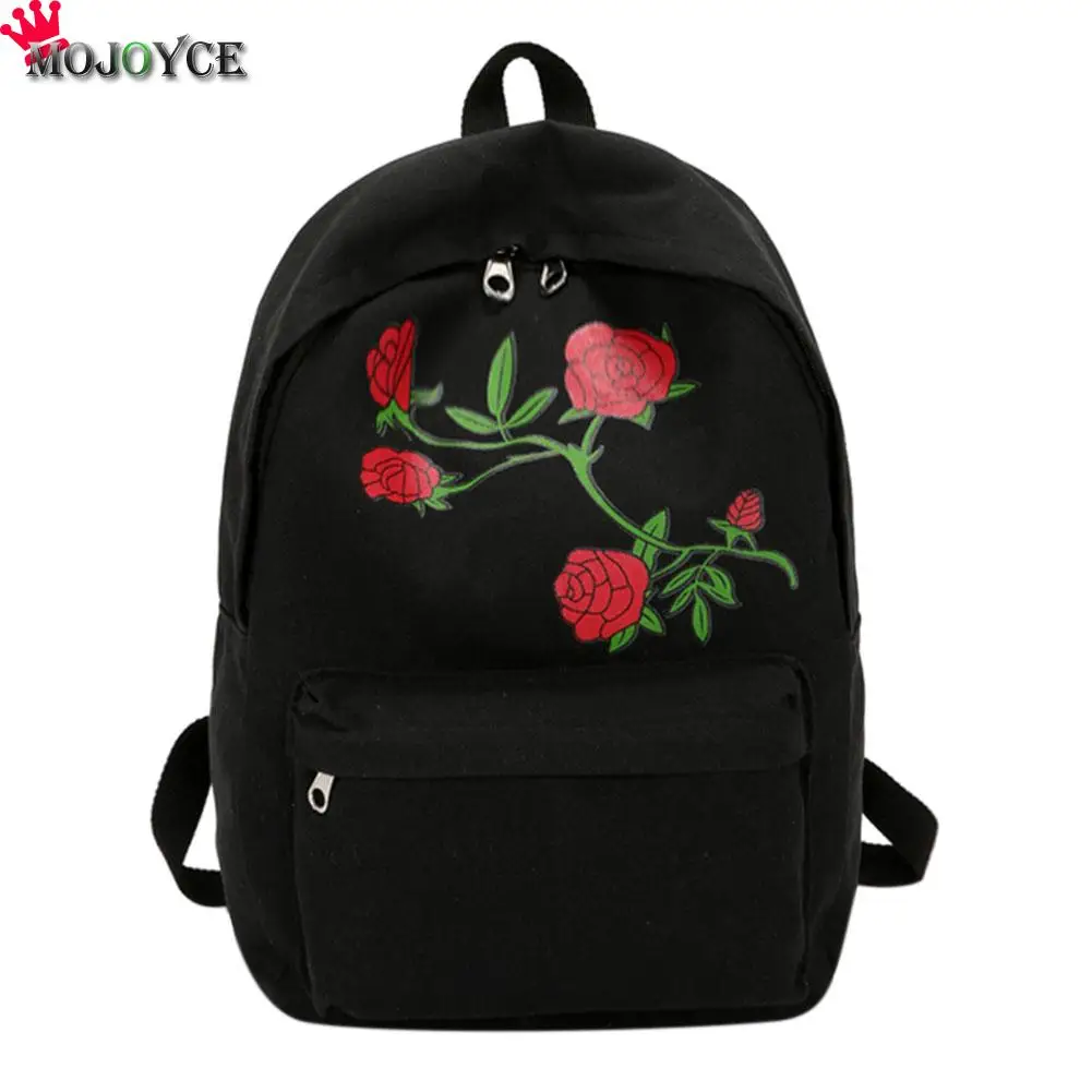 

MOJOYCE Women Backpacks For Teenage Girls Floral Printed School Bags Travel Leisure Laptop Backpack Female Canvas Backpacks