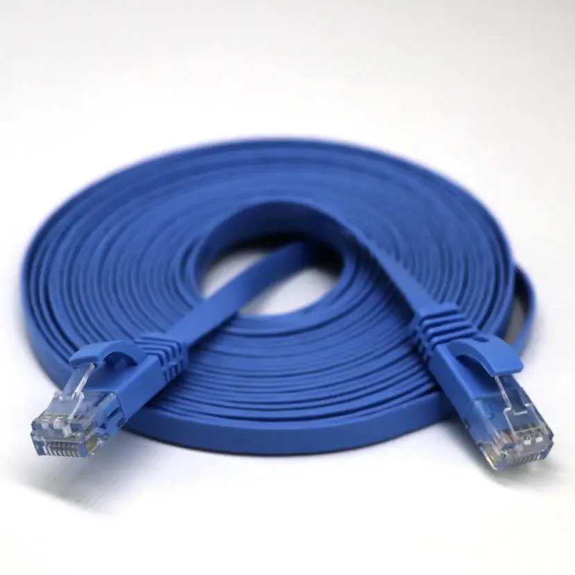 1 м/2 м/3 м/5 м/10 м/15 м/20 м RJ45 CAT6 Ethernet сетевой LAN кабель Плоский UTP патч маршрутизатор