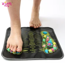 Hot Sale Colorful Plastic Foot Massager Pad Reflexology Walk Stone Acupressure Mat Pad Massageador for Foot