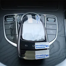 Воздушная Скорость Центр управления Мышь Прозрачный чехол для Mercedes Benz C серии S seriseGLC GLE почерк мышь пленка