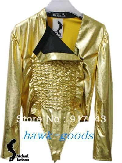 Michael Jackson Dangerous Gold Tour Leotard With Free Armbrace Mj Costume -  Jackets - AliExpress