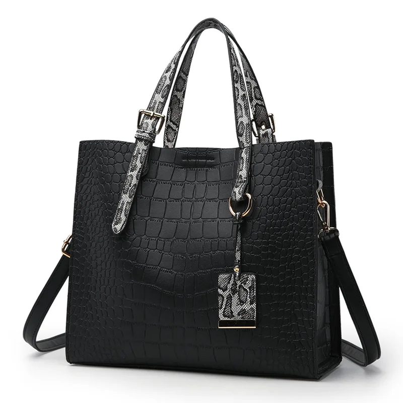 Goedkoop Funmardi Luxe Handtassen Vrouwen Tassen Designer Krokodil Patroon Schoudertas Vrouwelijke Merk Pu Lederen Crossbody Tassen Tote WLHB1794